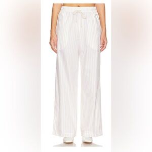 Donni pop pant in corn stripe size small NWT